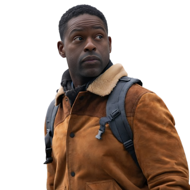 Sterling K Brown Paradise Suede Jacket - Image 2